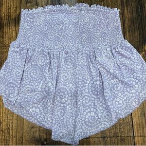 Torrid Lavender Smocked Top